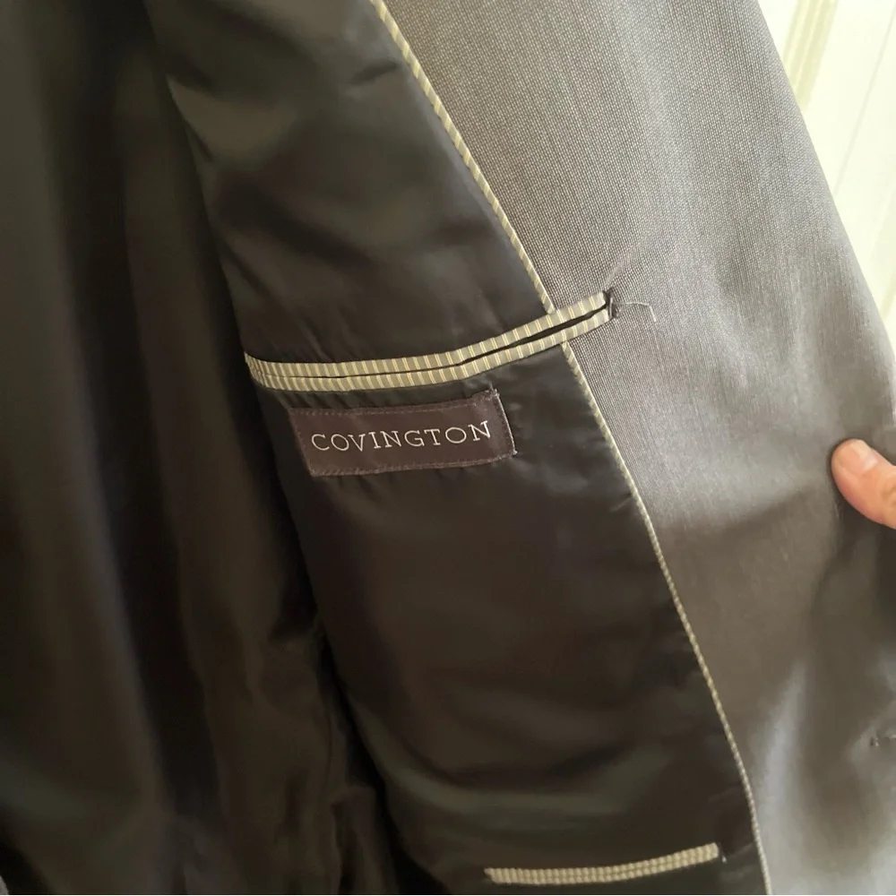Covington Gray Blazer Jacket 38